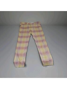 Rare DJ PLUS Mens Size 46 Multicolored Plaid Pants Made In TURKEY Y2K Inspired